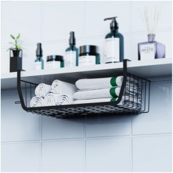 Veckle under shelf basket, veckle 4 pack stackable under cabinet